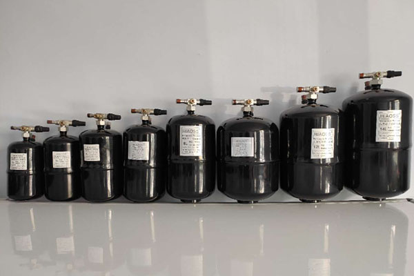 horizontal liquid receiver